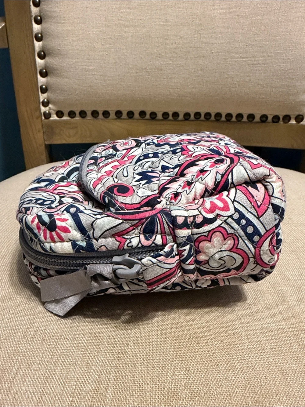 Vera Bradley Quilted Paisley Cosmetic Pouch